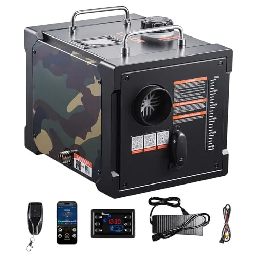 VEVOR Standheizung 8kW 12V/24V Dieselheizung - Weitere Gebläse- & Lüfterteile mit Bluetooth-Steuerung, ideal für effiziente Heizlösungen in Fahrzeugen und Wohnmobilen.