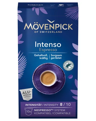GOURVITA DE Mövenpick INTENSO ESPRESSO Kaffeekapseln, 10 Stück (MHD: 31.07.2026) 11306