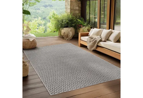 Ayyildiz Teppiche Outdoorteppich IBIZA 1903, rechteckig, Höhe: 5 mm, In und Outdoor, Läufer, Wohnzimmer, Küche, Flur oder Wintergarten