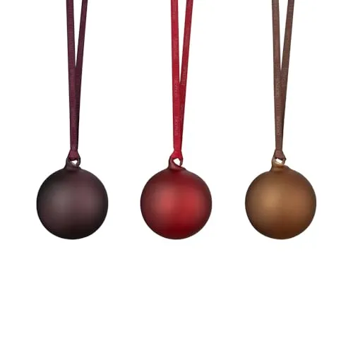 blomus Christbaumschmuck -JUHLA- 6er-Set in edlen Farben - Verleihen Sie Ihrer Weihnachtsdekoration mit dem handgefertigten JUHLA Christbaumschmuck von blomus eine elegante Note. Dieses 6er-Set begeistert durch modernes Design und hochwertige Verarbeitung in mattem Finish.