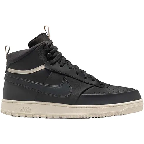 NIKE Court Vision Mid-Top Winterschuhe Herren 003 - dk smoke grey, strapazierfähig und perfekt für den Winter mit retro Basketball-Vibes