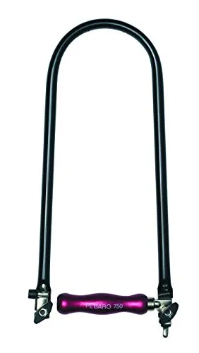 Pebaro 750N Profi-Laubsäge, Laubsägebogen made in germany, mit handlichen Kunststoff-Flügelmuttern für leichtes Einspannen, 13 mm Stahlrohr, Laubsägen, Basteln mit Holz, für Hobby und Profis