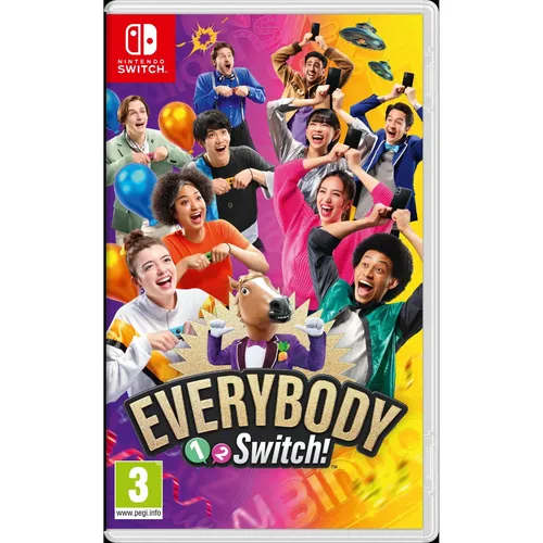 NINTENDO Everybody 1-2 Switch (Switch) - Spiele für Nintendo Switch, interaktives Partyspiel für bis zu 8 Spieler, ideal für gesellige Abende mit Familie und Freunden.