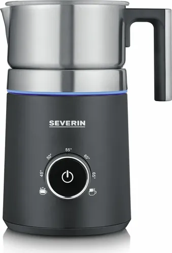Severin Milchaufschäumer SM 3586 Spuma 700 - Milchaufschäumer mit innovativer Schokoladenfunktion für heiße Schokolade; einfache Reinigung dank Induktionsverfahren und 700 ml Edelstahl-Milchbehälter für perfekten Milchschaum.