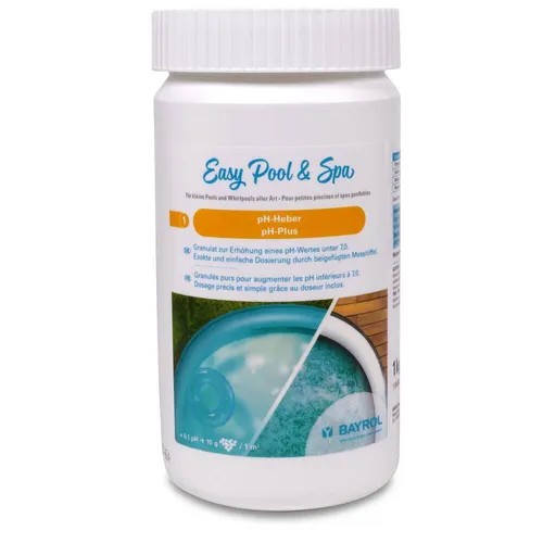 BAYROL Mini Pool Spa pH-Heber 1kg - pH-Plus Granulat für Whirlpool und Aufstellpool, einfache Anwendung für optimalen Badekomfort und kristallklares Wasser