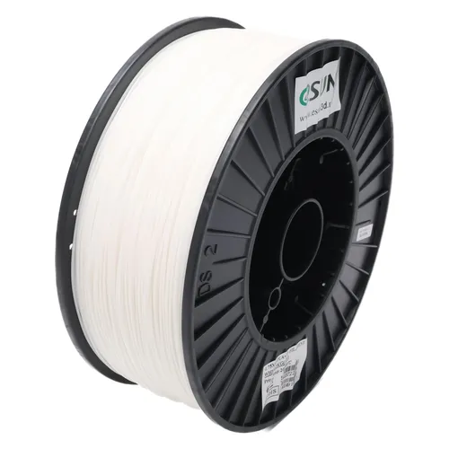 eSUN PLA+ Filament 1,75 mm - 3 kg Spule in Weiß - Filament-3D-Druckmaterialien, hochfestes und zähes PLA+ für präzisen 3D-Druck, ideal für funktionale Teile und umweltfreundlich hergestellt.