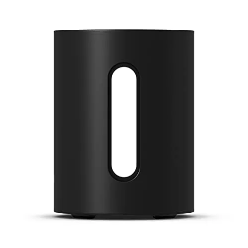 SONOS Sub Mini - Subwoofer, kompakter Bass für ein beeindruckendes Klangerlebnis in Schwarz