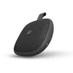 FRESH 'N REBEL Rockbox Bold XS Bluetooth Lautsprecher in Storm Grey - Kompakter mobiler Lautsprecher mit Bluetooth 5.0, wasserfest und ideal für Musikgenuss unterwegs.