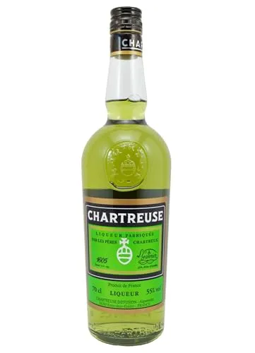 Chartreuse Grün Likör (1 x 700 ml) - Likör mit einzigartigem Kräuteraroma, perfekt für Cocktails oder pur, in eleganter Flasche.