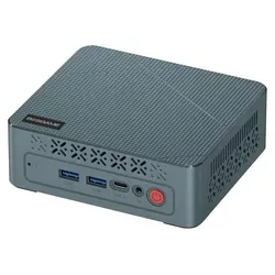 BuyPlugGo Mini-PC Bosgame E2 - Blau - Kompakter Mini-PC für Office, Web und Lernen. Ausgestattet mit AMD Ryzen 5, 16 GB RAM und 512 GB SSD für schnelles Arbeiten und 4K Streaming.