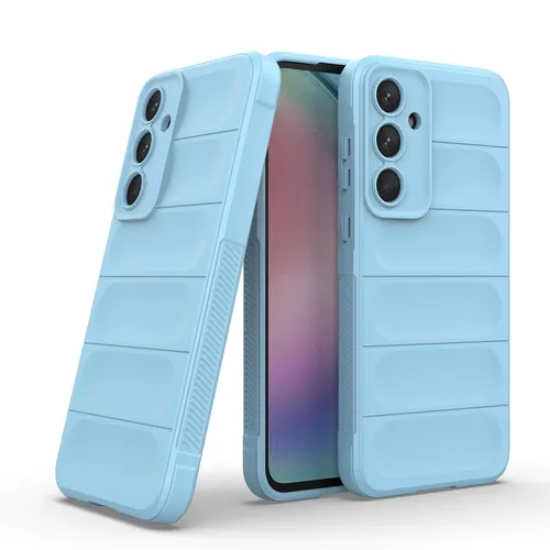 Handy Hülle für Samsung Galaxy A55 5G Handyhülle Case Cover blau
