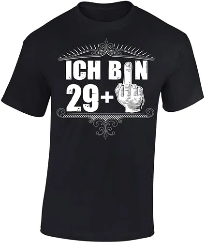 Geburtstagsgeschenk für Männer 30 Jahre - Ich Bin 29 + - Geschenk T-Shirt zum 30. Geburtstag - Geburtstags Shirt Herren (XL)