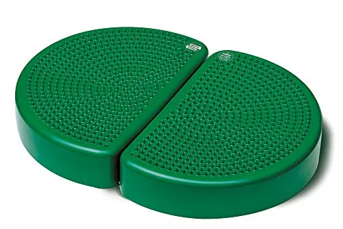Togu Balance-Pad Aero-Step – 2-Kammer-System, grün - Stepbenches – Luftgefülltes Trainingsgerät mit Senso-Noppen für verbesserte Durchblutung und Stabilität. Ideal für Physiotherapie und Fitness. 30 Jahre Herstellergarantie, Made in Germany.