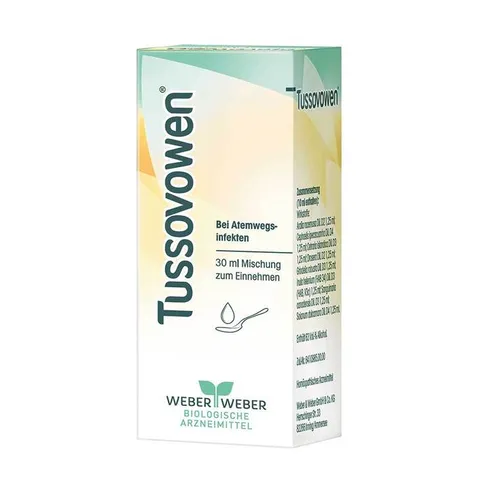 Tussovowen Tropfen zum Einnehmen Mischung Inhalt: 30 ml