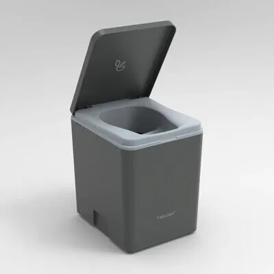 Trelino Evo Trenntoilette, Gr. L, anthrazit - Trenntoiletten für Wohnmobile, Caravan oder Gartenhaus – ultrabequemer Sitz und optimale Höhe für höchsten Komfort beim Entspannen.