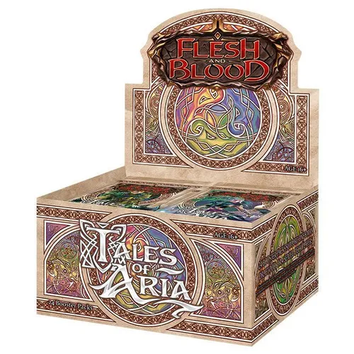 Flesh and Blood TCG - Tales of Aria Booster Box First Edition - Gaming-Zubehör: Entdecken Sie neue Helden und Mechaniken in diesem eigenständigen Booster-Set mit 238 Karten, ideal für Sealed Decks und Booster Draft.