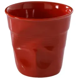 Revol Porcelaine France Knickbecher, Rot, Keramik, 0.08 L, hitzebeständig, Kaffee & Tee, Tassen, Espressotassen