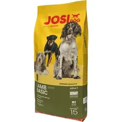 JOSERA JosiDog Lamb Basic 15kg - Ausgewogenes Hundefutter mit Lammfleisch für aktive Hunde, jetzt mit 5% Rabatt-Code JOSERA-5!