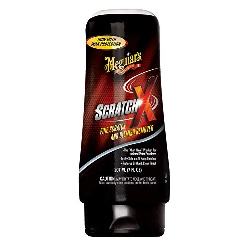 Meguiar's ScratchX 2.0 Kratzerentferner - 207ml - Wachse, entfernt effektiv Kratzer auf allen Lacken und Farben, ideal für schnelle und einfache Anwendung per Hand oder Poliermaschine.