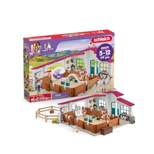 Horse Club Reithalle Peppertree - Spielgebäude für kreative Pferde-Abenteuer, ideal für kleine Reiter und ihre Figuren