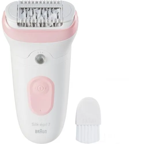 Silk-épil 7-000 Epiliergerät - Epilierer für Nass- und Trockenanwendung, mit 2 Stufen und Akkubetrieb für flexible Nutzung und mühelose Haarentfernung.