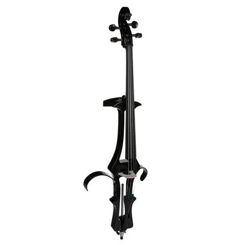 Fame EC-1801 E-Cello Schwarz – Elektrisches 4/4 Cello - Das Fame EC-1801 E-Cello in Schwarz bietet einen fantastischen Klang und praktische Features für lautlose Übungssessions. Ideal für Musiker, die Flexibilität und Qualität suchen.
