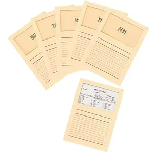 ELCO Sichthüllen DIN A4 chamois - 100 Stück Packung - Sichthüllen für DIN A4, ideal zum Schutz und zur übersichtlichen Präsentation von Dokumenten, 100 Stück in eleganter chamois Farbe.