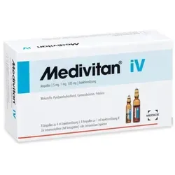 Medivitan iV Doppel-Ampullen 8 St - rezeptfrei, hochwertige Vitamin B Ampullen für Ihre Gesundheit