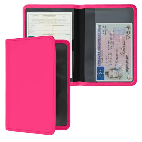 Fahrzeugschein Hülle mit Kartenfächern Neopren Tasche Zulassungsbescheinigung
