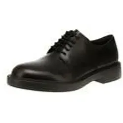 Camper K100979-001 Dean - Herren Schnürhalbschuhe in Schwarz - Elegante Herren Schnürhalbschuhe von Camper mit hochwertigem Leder-Obermaterial und bequemer Gummisohle. Ideal für den Alltag, bieten sie mit ihrem Ortholite-Fußbett optimalen Tragekomfort und eine angenehme Passform.