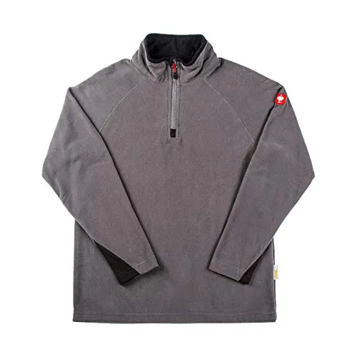 Engelbert Strauss Herren Fleecepullover Troyer dryplexx Micro, Farbe:anthrazit, Größe:XL