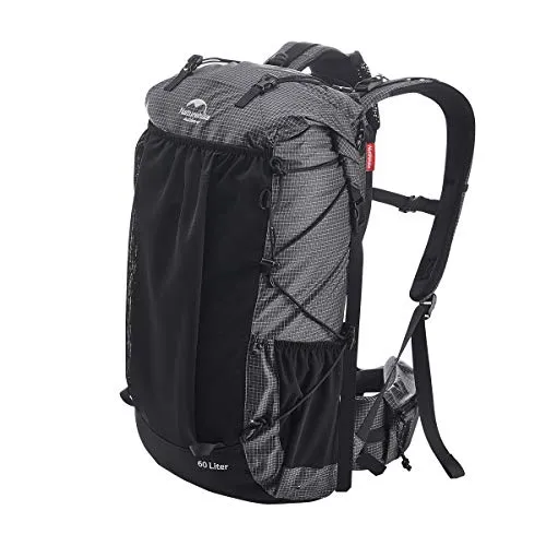 Naturehike Rock 60+5L Wanderrucksack - Multifunktionaler Bergsteigerrucksack mit 60+5L Kapazität, ergonomischem Design und wasserdichtem 420D-Nylon, ideal für Outdoor-Aktivitäten und Langzeitreisen.