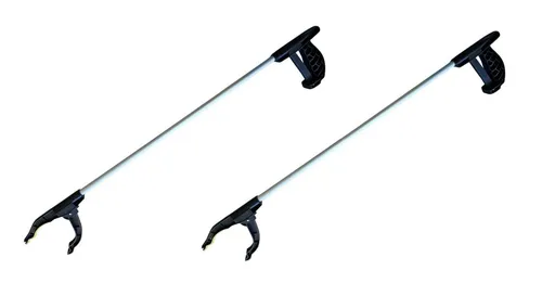 Provance Greifzange Greifzange 76 cm mit magnetischer Spitze Greifhilfe Müllgreifer Alu, 2-tlg.