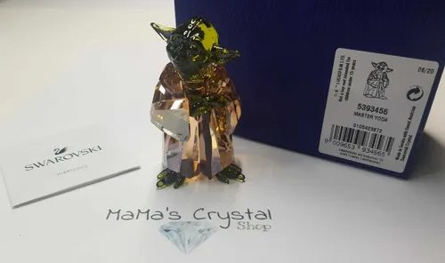 Swarovski Disney Star Wars Master Yoda Figur - Figuren & Skulpturen, exquisite Kristallfigur von Master Yoda, ideal für Star Wars-Fans und Sammler