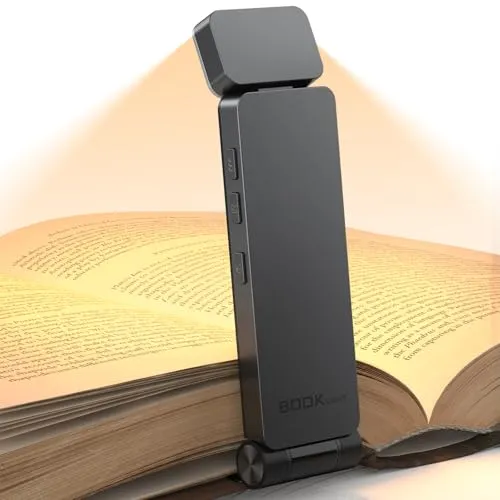 maxtachi Leselampe Buch Klemme – USB Wiederaufladbare LED Leselampe mit 3 Farbtemperaturen - Die maxtachi Leselampe mit Klemme bietet drei Farbtemperaturen und stufenlos einstellbare Helligkeit. Ideal für gemütliches Lesen im Bett oder unterwegs. Flexibel einstellbar und augenschonend – perfekt für Buchliebhaber!