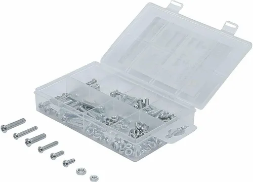 Satz metrische Muttern und Schrauben BGS M4/M5 126 Stk