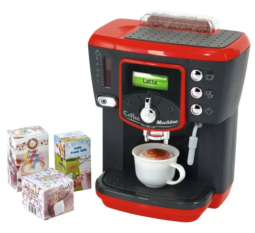 PlayGo 3650 - Kaffeemaschine deluxe - Kaffeemaschine mit Licht und Sound, ideal für Kaffeeliebhaber. Wassertank für 5 Tassen, 3 Funktionstasten und eine Tasse inklusive.