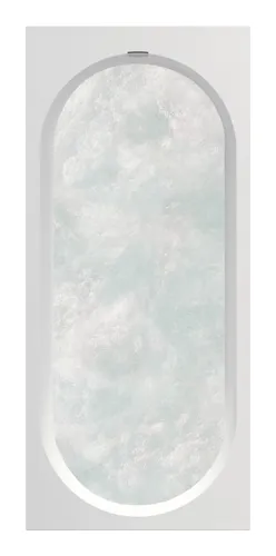 Villeroy & Boch Oberon 2.0 Rechteck-Whirlpool Airpool Comfort (AC) mit Multiplex Trio (Wasserzulauf) Fußablauf Technik Position 2 1800 x 800 x 625 mm - Weiß Alpin - UAC181OBR2B2V01
