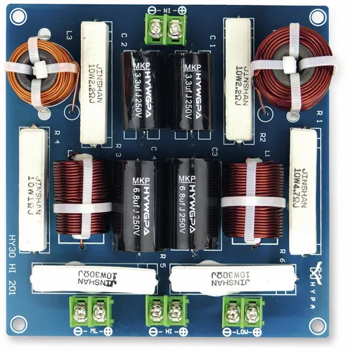 DYNAVOX Frequenzweiche 3W300, 3-Wege, 300W - Auto Frequenzweichen mit 300W Leistung und präzisen Trennfrequenzen für optimales Klangerlebnis im Fahrzeug.