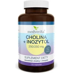 Medverita Cholin + Inositol – Für Gehirn & Stoffwechsel, 120 Kapseln