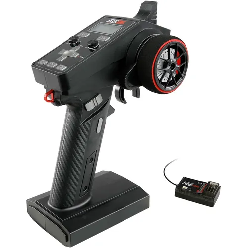 Amewi ATXB6 6-KANAL FERNSTEUERUNG - Telemetrie Set - Sender & Empfänger Set mit 2,4GHz Drehknopfsender, inkl. Empfänger, perfekt für RC-Modelle im Maßstab 1:4 bis 1:18.