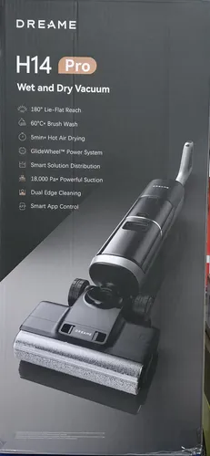 Dreame H14 Pro Nass- und Trockensauger - 180 Lie-Flat Design, selbstreinigende Bürste mit 5-min Trocknungszeit und App-Steuerung für mühelose Reinigung