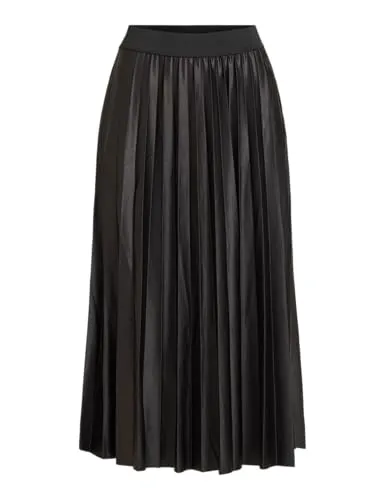 Vila Damen Rock NITBAN schwarz XXL - Eleganter Damenrock in Schwarz, Größe XXL, perfekt für schicke Anlässe oder den Alltag.
