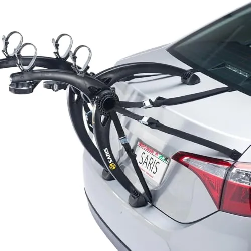 Saris Bones Heckträger für 2 Fahrräder, Schwarz - Robuster Heckträger für 2 Fahrräder, geeignet für diverse Fahrradtypen. Die spritzgegossene Konstruktion aus hochwertigem Harz sorgt für hohe Stabilität und einfache Handhabung.