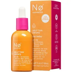 Nø Cosmetics tan tøday Selbstbräunungs-Tropfen 50 ml - Geruchsneutrale Selbstbräunungs-Tropfen für eine natürliche, ebenmäßige Bräune. Die Intensität lässt sich individuell anpassen. Ideal für Gesicht und Körper, entwickelt sich die Bräune innerhalb von 6-8 Stunden.
