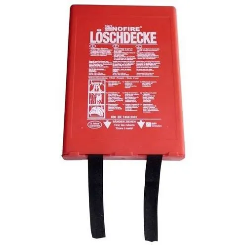 NOF 120X180 B - Feuer-Löschdecke in Hardbox, 120x180 cm - Die NOF Feuer-Löschdecke in der praktischen Hardbox bietet zuverlässigen Brandschutz. Hitzebeständig bis 1.250 °C und mit einfacher Entnahme durch Bänder ausgestattet, ist sie ideal für den Notfall.