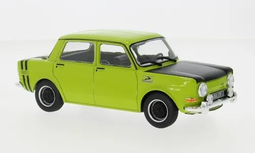Simca 1000 Rallye 2 hellgrün Modellauto 1:24 - Modellauto im Maßstab 1:24, detailreich und ideal für Sammler, mit OVP und aus hochwertigem Die-Cast-Material gefertigt.