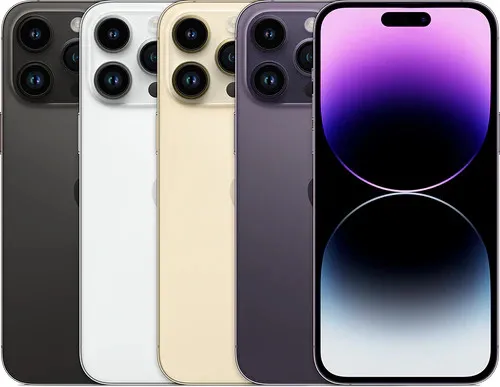 Apple iPhone 14 Pro 128GB Silber - 5G Smartphone mit 48MP Kamera - Handys & Smartphones: Erleben Sie beeindruckende 4K-Filmaufnahmen und eine herausragende Leistung mit dem A16 Bionic Chip in einem eleganten Design.