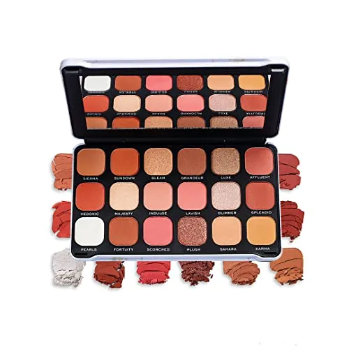 Makeup Revolution, Forever Flawless Lidschatten Palette, Decadent, 18 Farbtöne, 19.8g