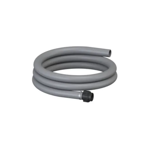 Kessel Druckleitungsset 5 m mit Druckleitungsschlauch DA 50 - Praktisches Druckleitungsset mit 5 m flexiblem PVC-Druckschlauch für den Anschluss an Hebeanlagen. Ideal für den Einbau in die Bodenplatte und sorgt für eine zuverlässige Verbindung.
